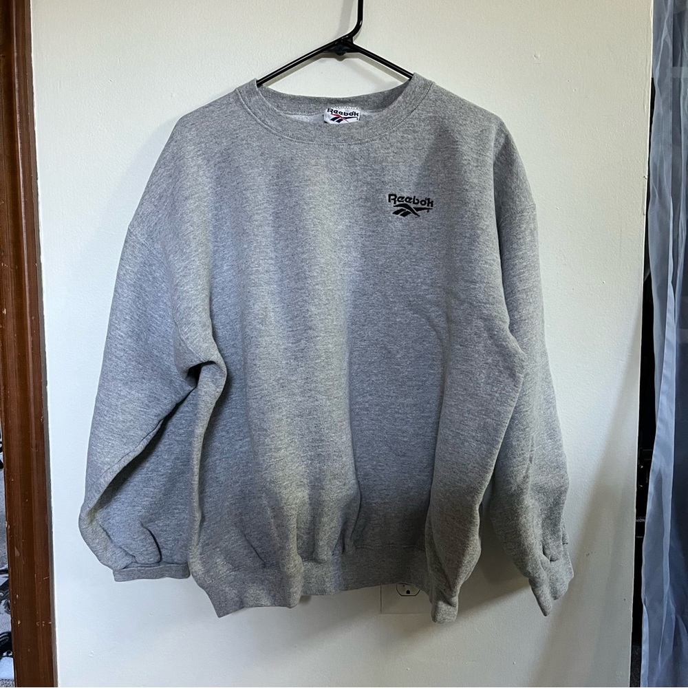 Reebok Gray Athletic Sweatshirt